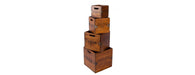 Set of 4 Record Boxes - Abbey Road-Cheshire Furniture Outlet