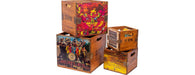 Set of 4 Record Boxes-Cheshire Furniture Outlet