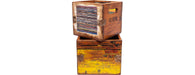 Set of 4 Record Boxes-Cheshire Furniture Outlet