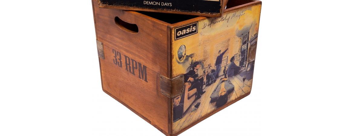 Set of 4 Record Boxes-Cheshire Furniture Outlet