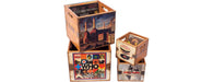 Set of 4 Record Boxes-Cheshire Furniture Outlet