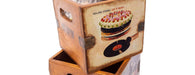 Set of 4 Record Boxes-Cheshire Furniture Outlet