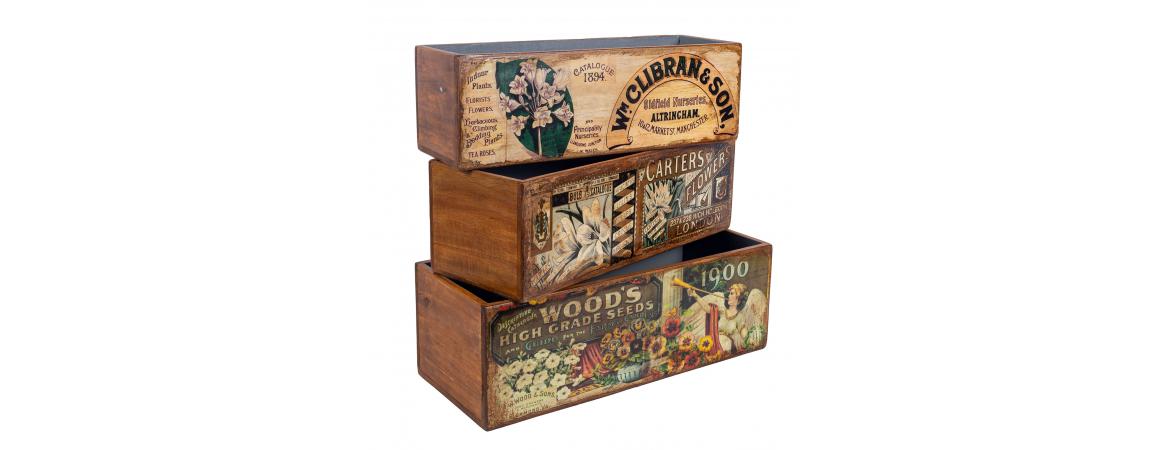 Planter Box Set of 3-Cheshire Furniture Outlet
