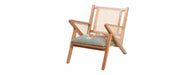 Rattan Chair - Blue-Cheshire Furniture Outlet