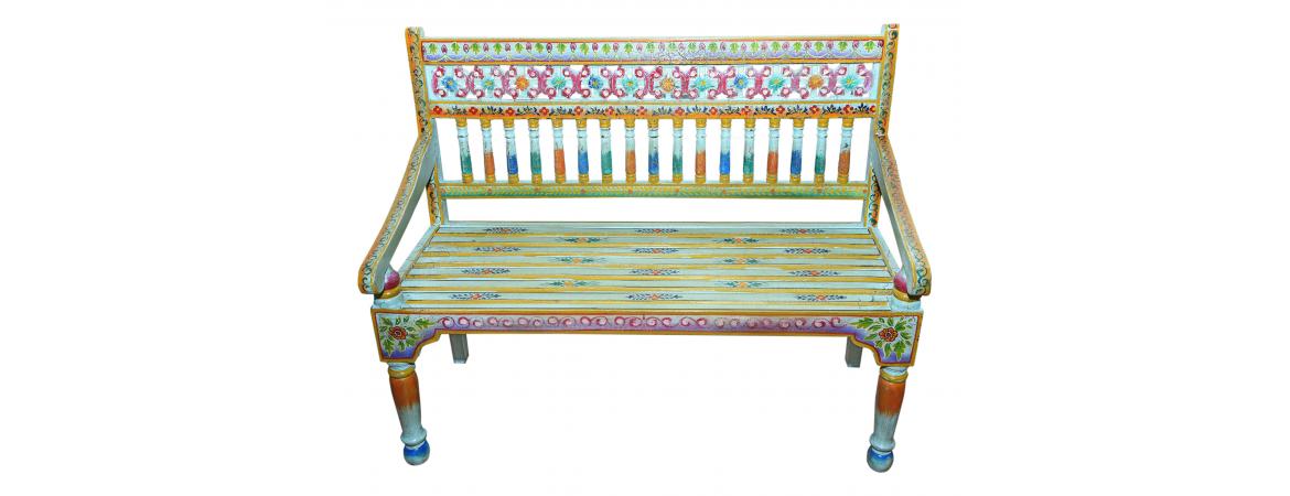Handpainted Bench 1.2m-Cheshire Furniture Outlet