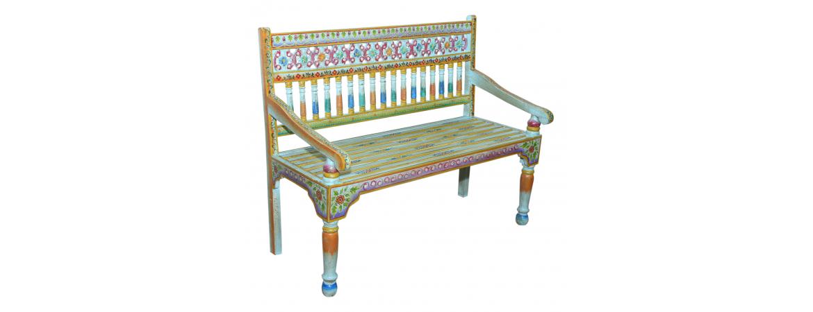 Handpainted Bench 1.2m-Cheshire Furniture Outlet