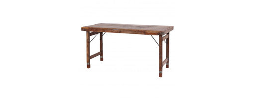 Wooden Folding Table W152 x D76 x H70cm-Cheshire Furniture Outlet