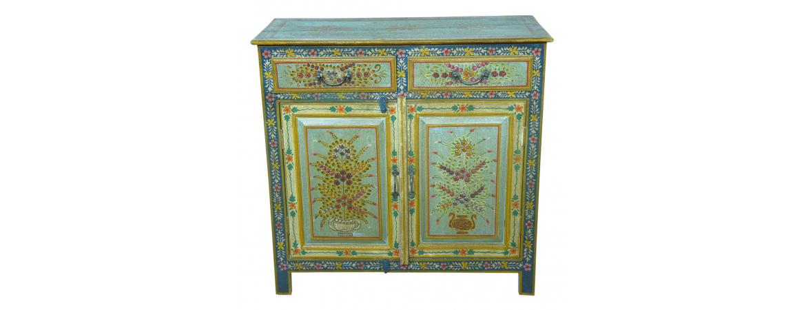 Hand Painted 2 Door Cabinet-Cheshire Furniture Outlet
