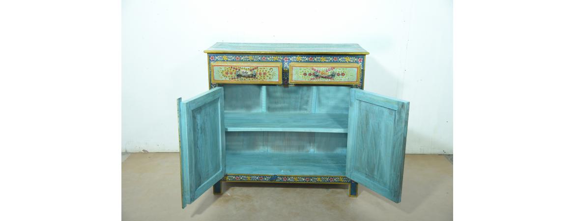 Hand Painted 2 Door Cabinet-Cheshire Furniture Outlet
