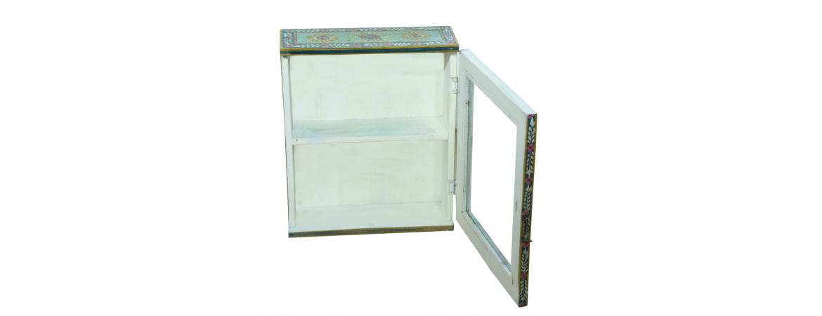 Hand Painted 1 Door Cabinet-Cheshire Furniture Outlet