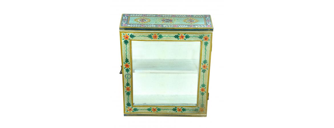 Hand Painted 1 Door Cabinet-Cheshire Furniture Outlet