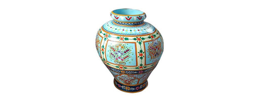 Handpainted Iron Pot-Cheshire Furniture Outlet