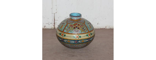 Handpainted Iron Pot-Cheshire Furniture Outlet