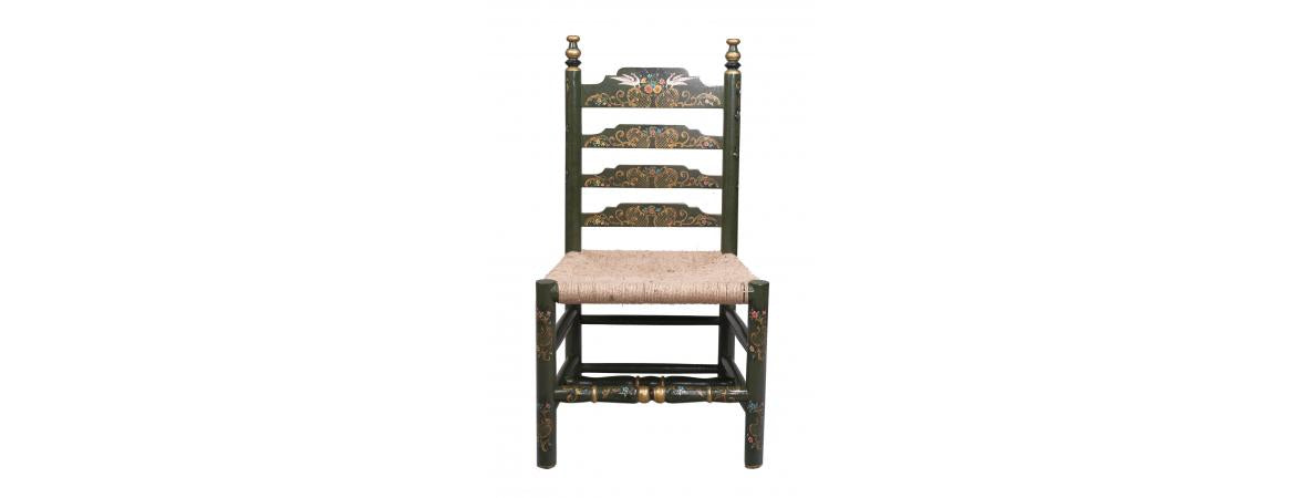 Green Fountain Design Wooden Chair-Cheshire Furniture Outlet