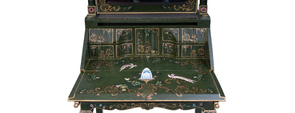 Green Fountain Design Dresser with Mirror-Cheshire Furniture Outlet