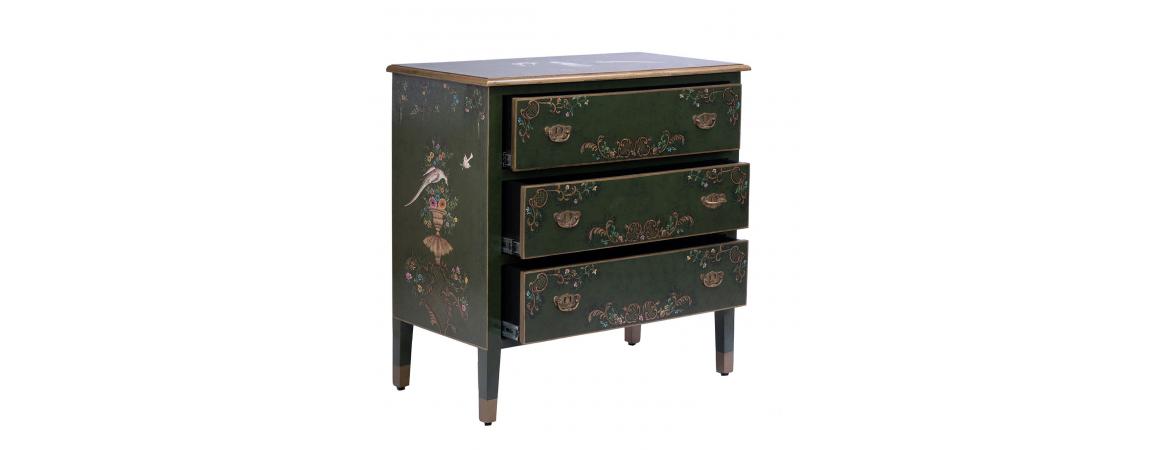 Green Fountain Design 3 Drawer Chest-Cheshire Furniture Outlet