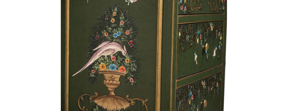 Green Fountain Design 5 Drawer Cabinet-Cheshire Furniture Outlet