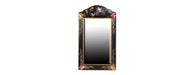 Black Lyre Bird Design Mirror-Cheshire Furniture Outlet