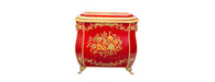 Red Floral Design Storage-Cheshire Furniture Outlet