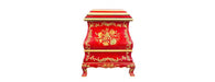 Red Floral Design Decorative Box-Cheshire Furniture Outlet