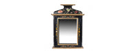 Black Lyre Bird Design Key Cabinet-Cheshire Furniture Outlet