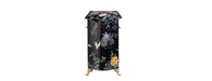 Black Lyre Bird Design Tall Decorative Box-Cheshire Furniture Outlet