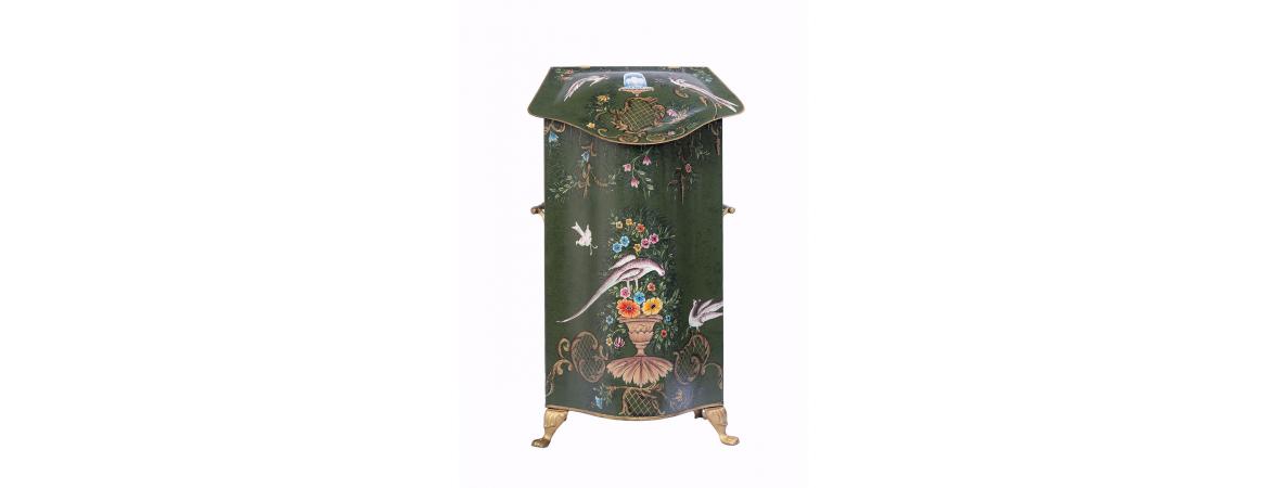Green Fountain Design Tall Decorative Box-Cheshire Furniture Outlet
