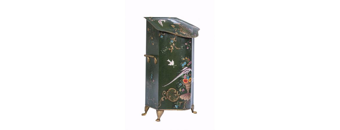 Green Fountain Design Tall Decorative Box-Cheshire Furniture Outlet