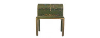 Green Fountain Design Dome Box on Stand-Cheshire Furniture Outlet