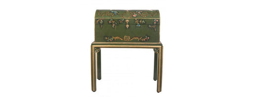 Green Fountain Design Dome Box on Stand-Cheshire Furniture Outlet
