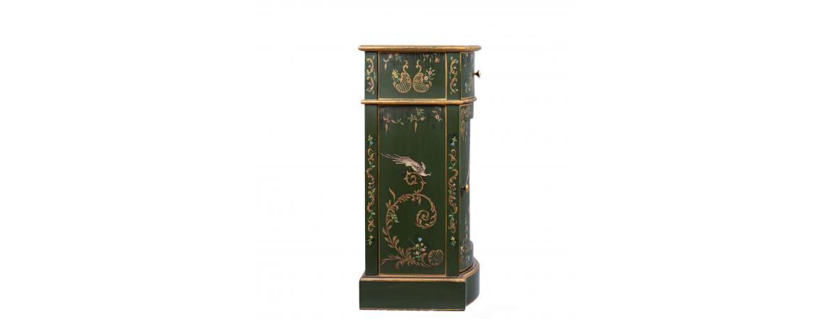 Green Fountain Design Curved Bedside-Cheshire Furniture Outlet
