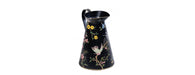 Black Lyre Bird Design Pitcher Jug-Cheshire Furniture Outlet