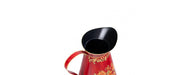 Red Floral Design Pitcher Jug-Cheshire Furniture Outlet