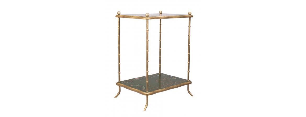 Green Fountain Design 2 Tier Table-Cheshire Furniture Outlet