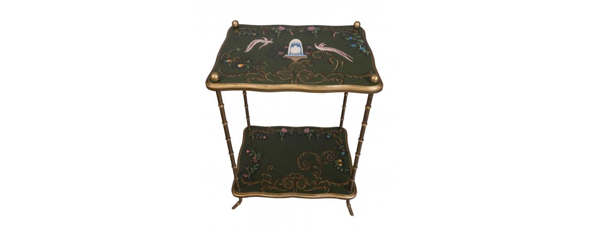 Green Fountain Design 2 Tier Table-Cheshire Furniture Outlet