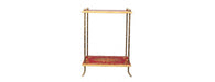 Red Floral Design 2 Tier Table-Cheshire Furniture Outlet
