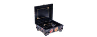 Black Lyre Bird Design Small Jewellery Box-Cheshire Furniture Outlet