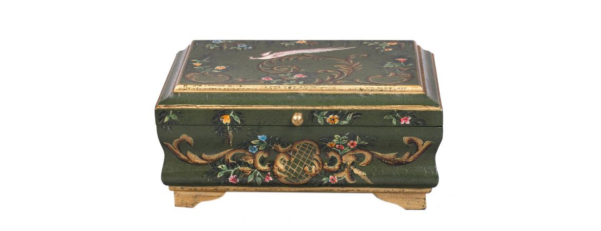 Green Fountain Design Small Jewellery Box-Cheshire Furniture Outlet