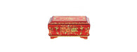 Red Floral Design Small Jewellery Box-Cheshire Furniture Outlet