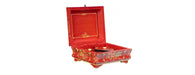 Red Floral Design Small Jewellery Box-Cheshire Furniture Outlet