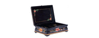 Black Lyre Bird Design Large Jewellery Box-Cheshire Furniture Outlet