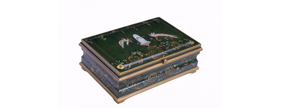 Green Fountain Design Large Jewellery Box-Cheshire Furniture Outlet