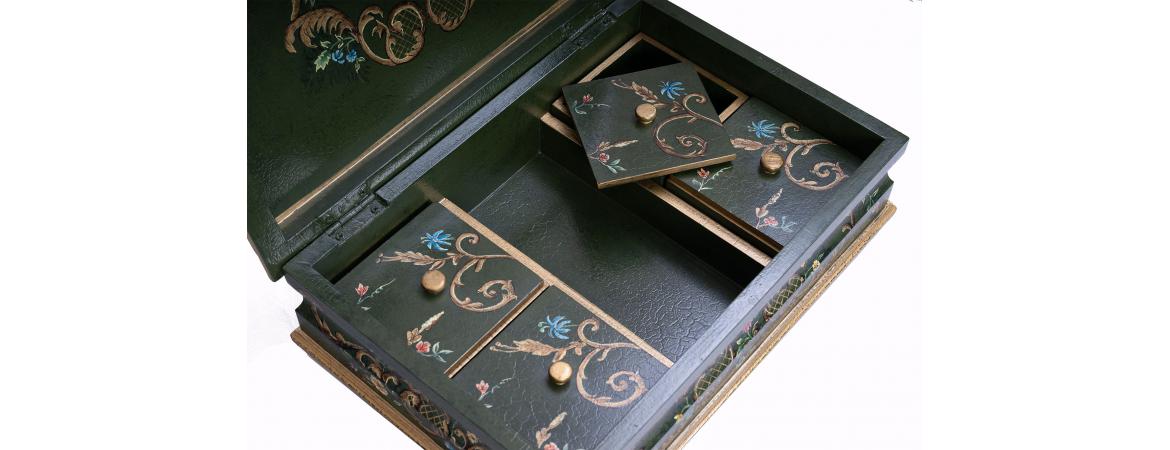 Green Fountain Design Large Jewellery Box-Cheshire Furniture Outlet