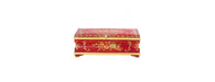 Red Floral Design Large Jewellery Box-Cheshire Furniture Outlet