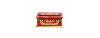 Red Floral Design Wooden Box-Cheshire Furniture Outlet