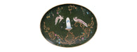 Green Fountain Design Oval Tray with Handles-Cheshire Furniture Outlet