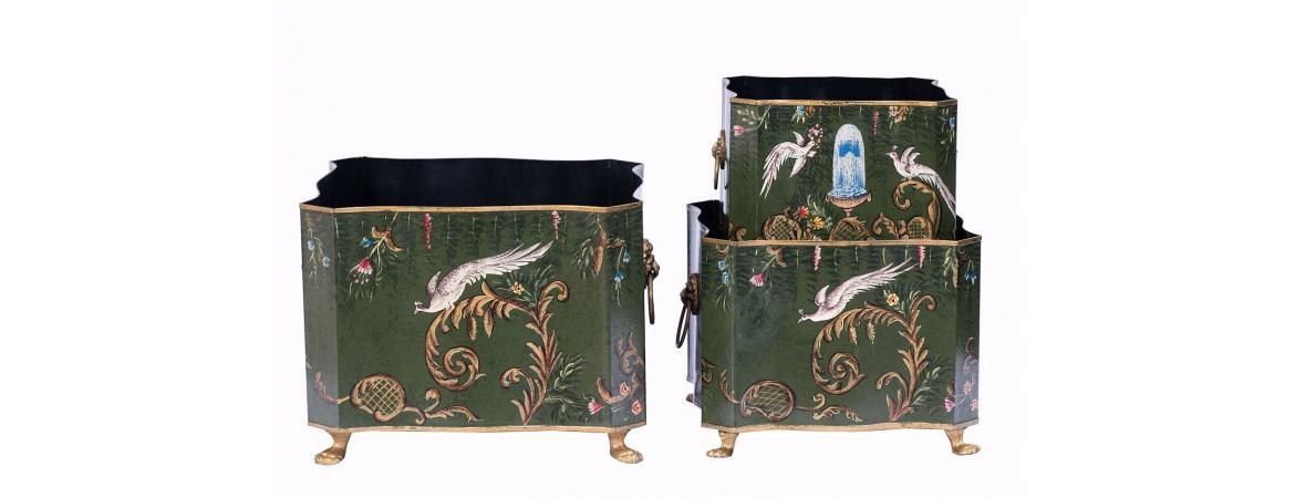 Green Fountain Design Nest of 3 Boxes-Cheshire Furniture Outlet