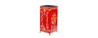 Red Floral Design Umbrella Stand-Cheshire Furniture Outlet