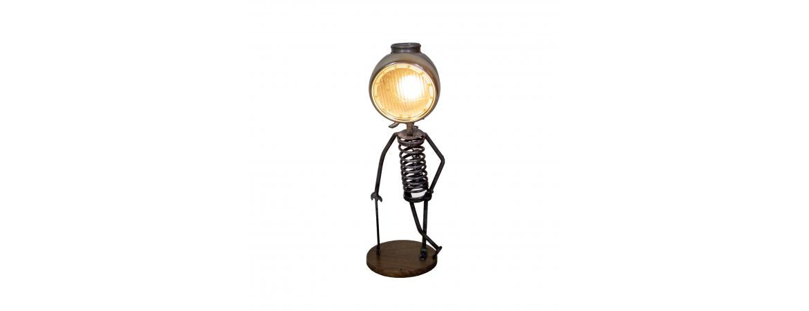 Man with Cane Table Lamp-Cheshire Furniture Outlet