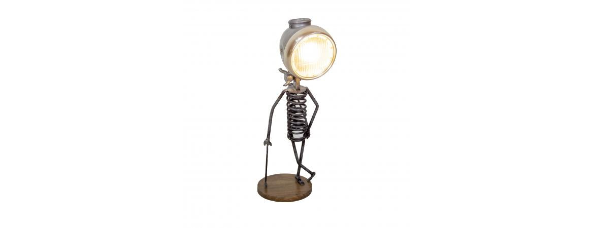 Man with Cane Table Lamp-Cheshire Furniture Outlet